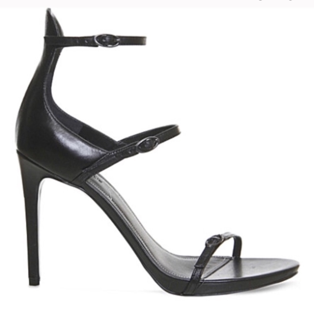 Kendall + Kylie Black Strappy Heels